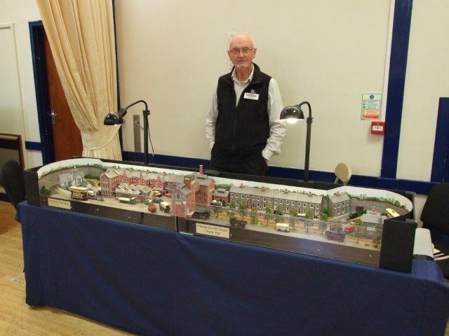 Michael with trams at Ellesmere.