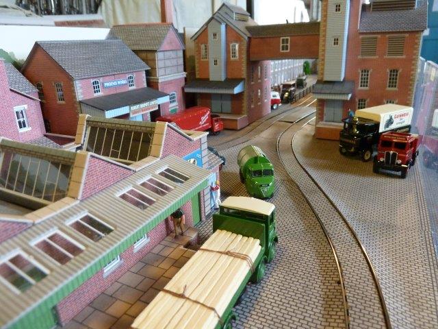 A scene on Brewery Tramway by Michael Glover.